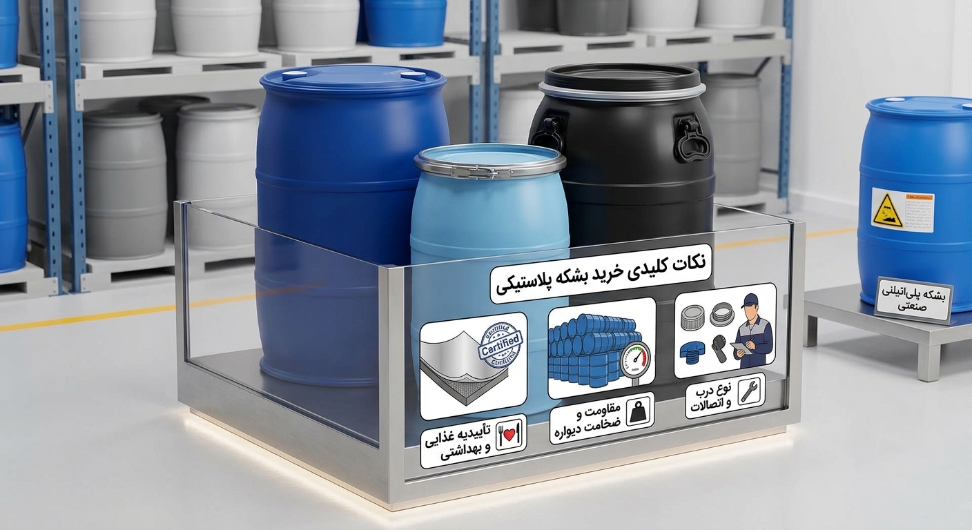 مهم ترین نکات خرید بشکه پلاستیکی